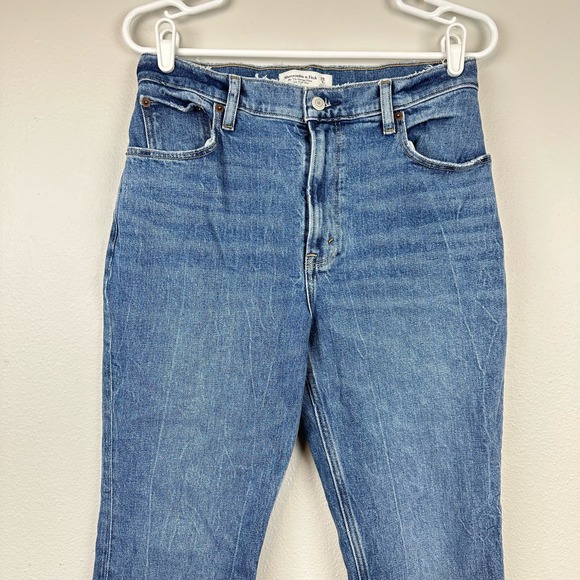 Abercrombie & Fitch Blue Flare Jeans - Picture 3 of 12